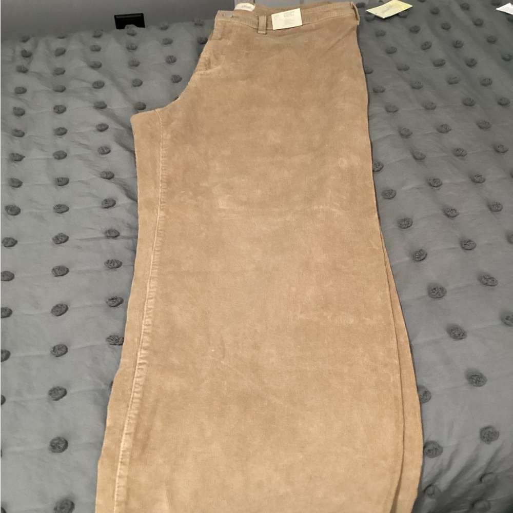 Universal Threads Tan Corduroy Pants/wide leg
